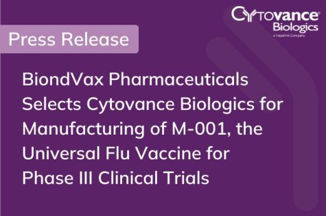 Cytovance + BiondVax Pharmaceuticals PR